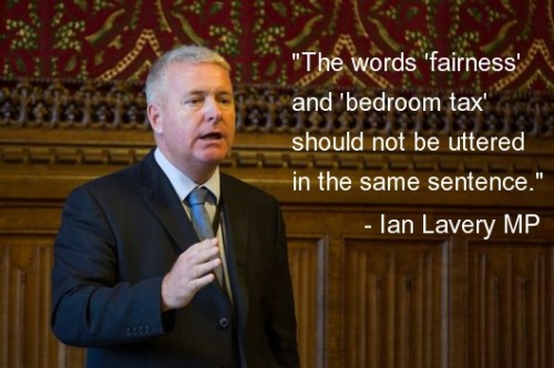 Ian Lavery launched his ambitious Bill to abolish the Bedroom Tax yesterday. [Image: Daily Mirror]